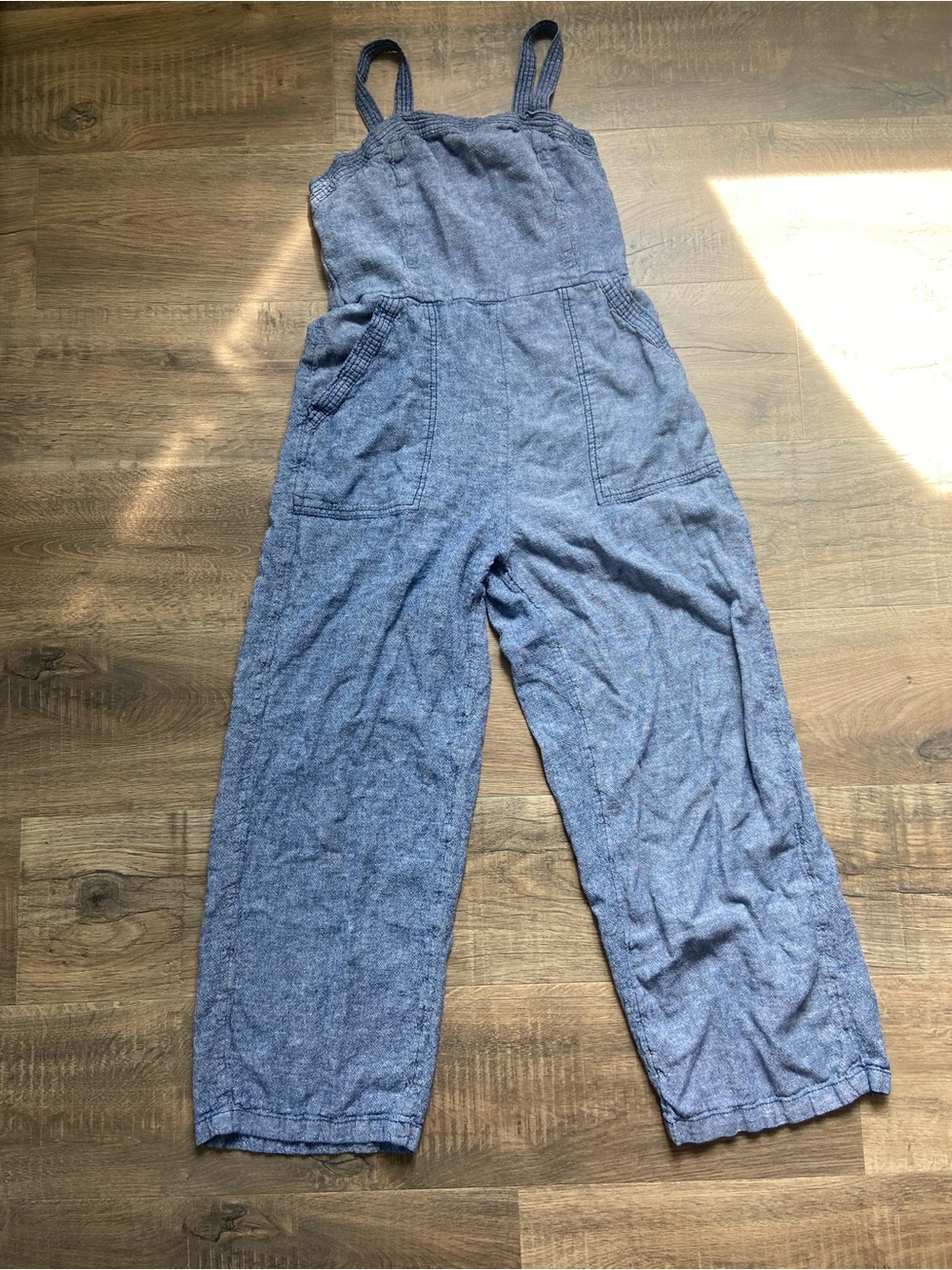 Old Navy Straight-Leg Womens Tall M JumpSuit Pockets Flowy Minimal Boho Simple